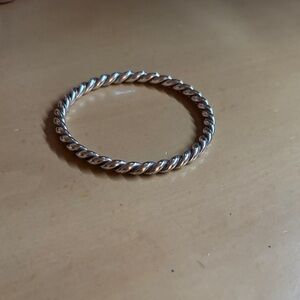 Tiffany & Co. Silver Rope Twist Bangle Bracelet